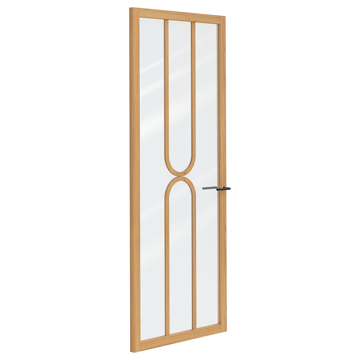 Binnendeur Skantrae SSL 14820 Blank Glas Natural Oak
